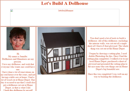 Let's Build A Dollhouse