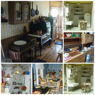Miniature Dollhouse Kitchen Tutorials