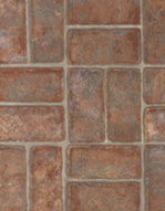 miniature brick floor