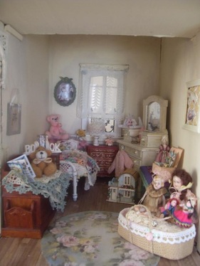 Miniature French Chateau Child Bedroom