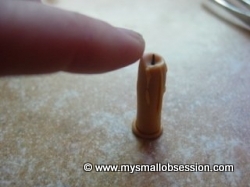 Miniature Dollhouse Candle Tutorial