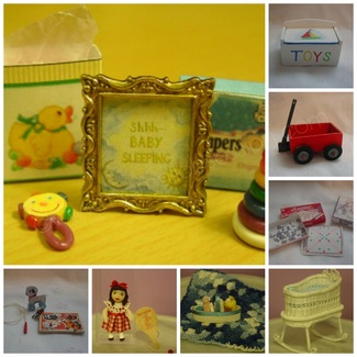 Miniature Nursery, Toys & Games Tutorials