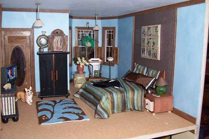 San Franciscan Dollhouse Bedroom
