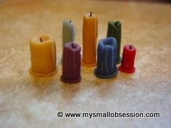 Miniature Dollhouse Candle Tutorial
