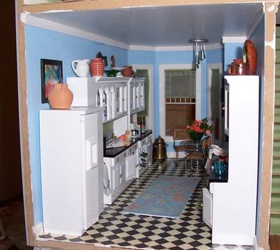 San Franciscan Dollhouse Kitchen