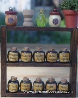 Miniature Potion Bottles