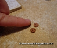Miniature Chocolate Chip Cookie Tutorial